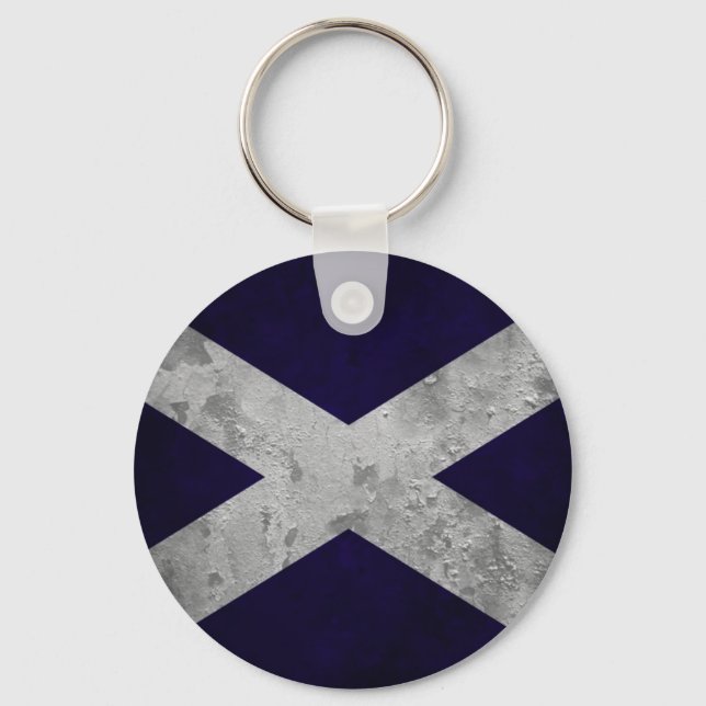 Llavero Saltire Grunge (Anverso)