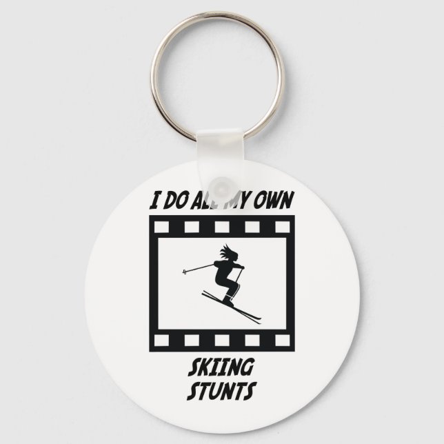 Llavero Salto en el esquí (Anverso)