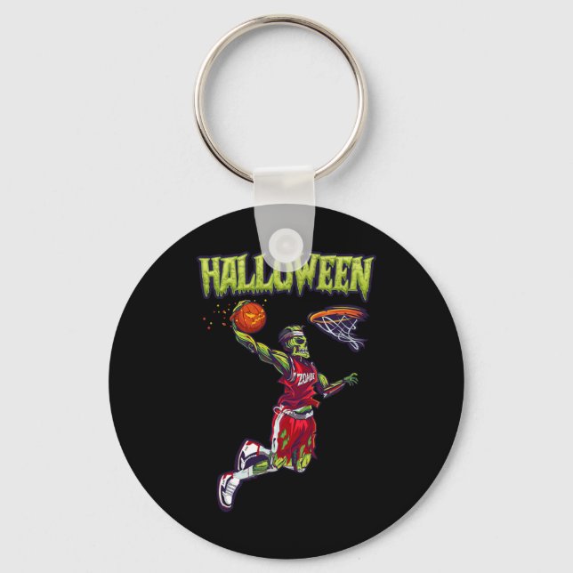 Llavero Salto Zombie Basketball Dunk Player Halloween Pump (Anverso)