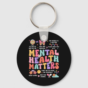 Llavero Salud Mental Autism Awareness Month Groovy