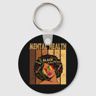 Llavero Salud mental Historia negra afroamericana de afroa