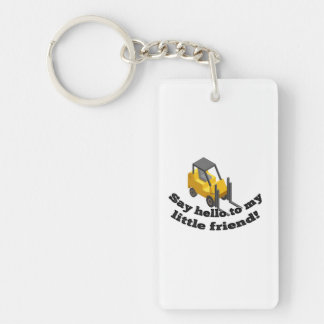 Llavero Saluda a mi elevador de horquilla