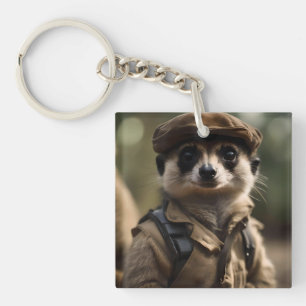 Llavero Saludando a Sylvester el Meerkat: Una historia de 