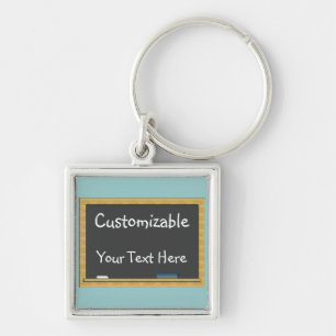 Llavero Saludo de la pizarra - personalizable