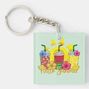 Llavero Saludo   Fruta tropical refrescante Smoothie
