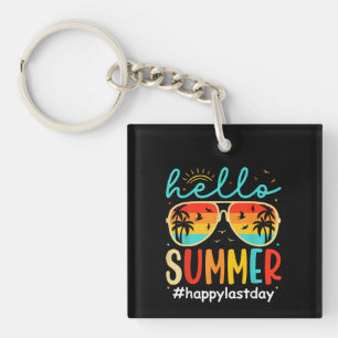 Llavero Saludo verano feliz el último día de clase de los