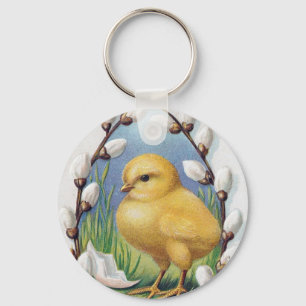 Llavero Saludos de Pascua Chick Amarillo