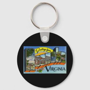 Llavero Saludos de Roanoke Virginia