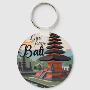 Llavero Saludos desde el Rótulo de Bali