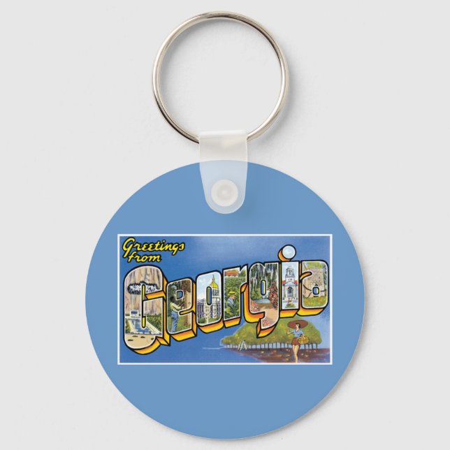 Llavero ¡Saludos desde Georgia! (Anverso)