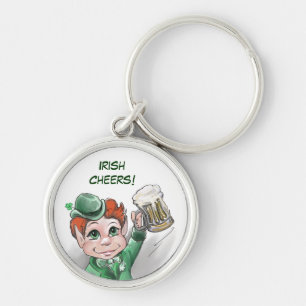 Llavero ¡Saludos irlandeses! Keychain vertical
