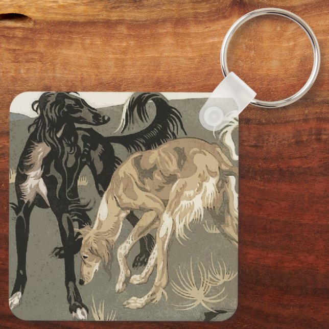 Llavero Saluki (Reverso )