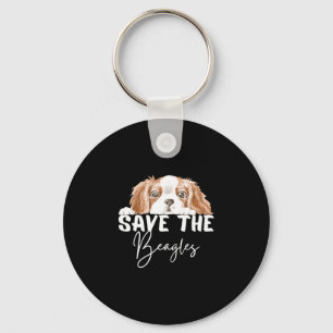 Llavero Salva los beagles final animal para hombres mujere