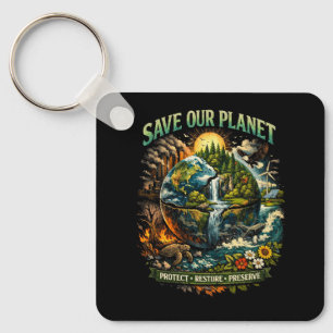 Llavero Salva Nuestro Planeta