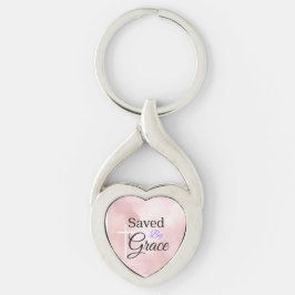 Llavero Salvado por Grace Christian Keychain