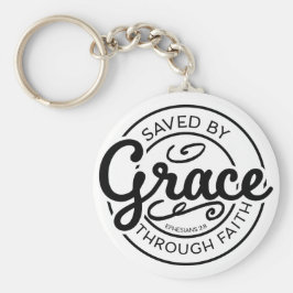 Llavero Salvado por Grace Through Faith Keychain