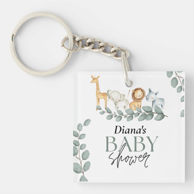 Llavero salvaje un primer cumpleaños, joven silvestre 3 2  (Frente)