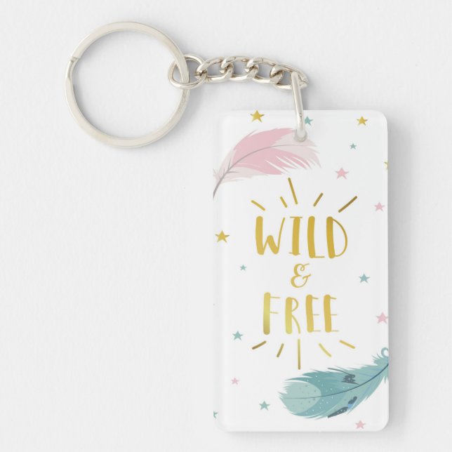 Llavero Salvaje y libre de Bohemia (Frente)