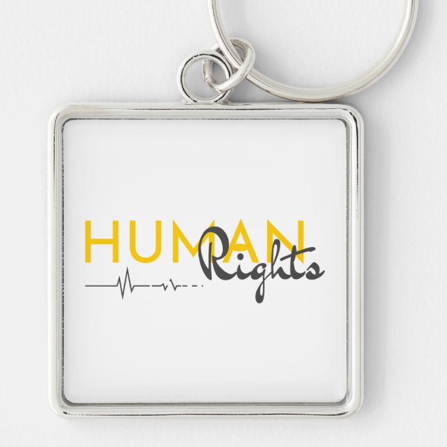 Llavero Salvamento de los derechos humanos (Frente)