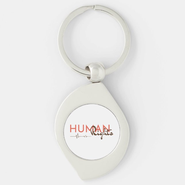 Llavero Salvamento de los derechos humanos (Anverso)
