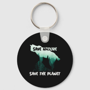 Llavero Salvar a la Naturaleza Salvar la Protección Ambien