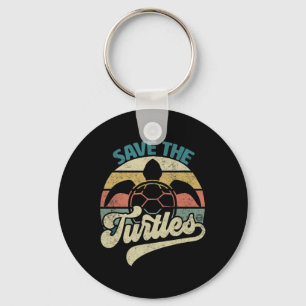 Llavero Salvar a las tortugas retro salvar a la Tierra nue