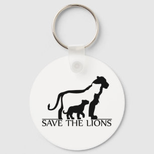 Llavero Salvar a los leones