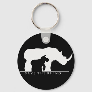 Llavero Salvar al rinoceronte