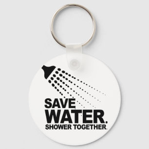 LLAVERO SALVAR EL AGUA. DUCHE JUNTOS.