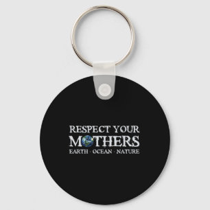 Llavero Salvar el Día del Planeta Tierra Respetar a sus ma
