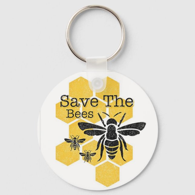 Llavero Salvar las abejas (Anverso)