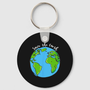 Llavero Salvar Nuestro Día Del Planeta Tierra En Camisa Pa