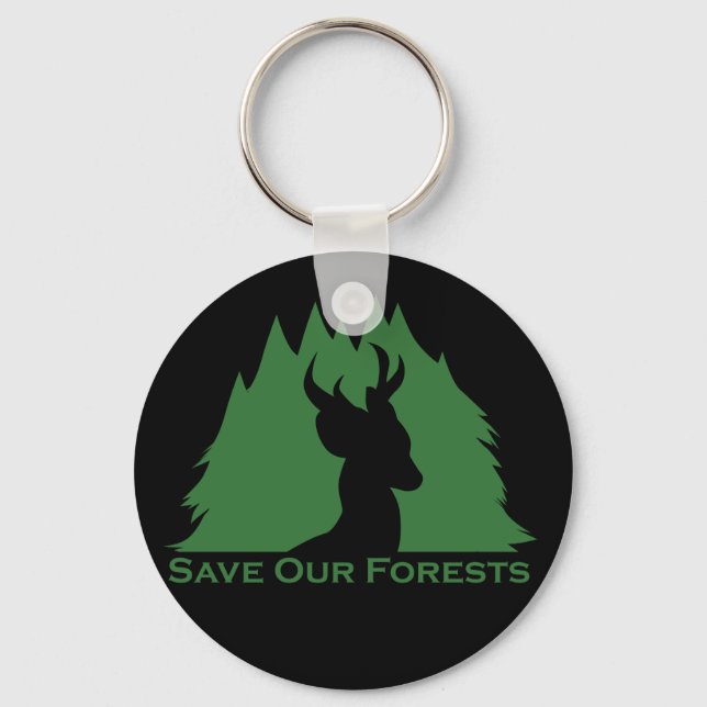 Llavero Salvar nuestros bosques (Anverso)