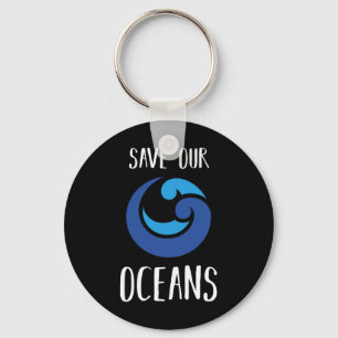 Llavero Salvar nuestros océanos Día de la Tierra Mar Océan