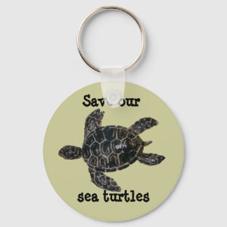 Llavero Salvar y proteger a las tortugas marinas