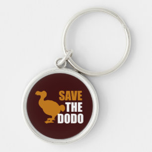 Llavero ¡Salve El Pájaro Dodo! Novedad Funny Pin