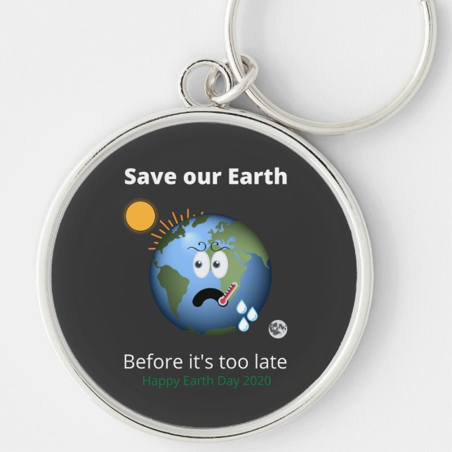 Llavero Salvemos nuestra Tierra (Frente)