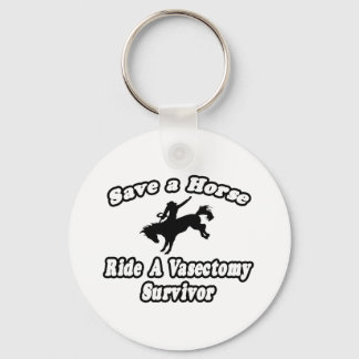 Llavero Salven a caballo, sobreviviente de la vasectomía