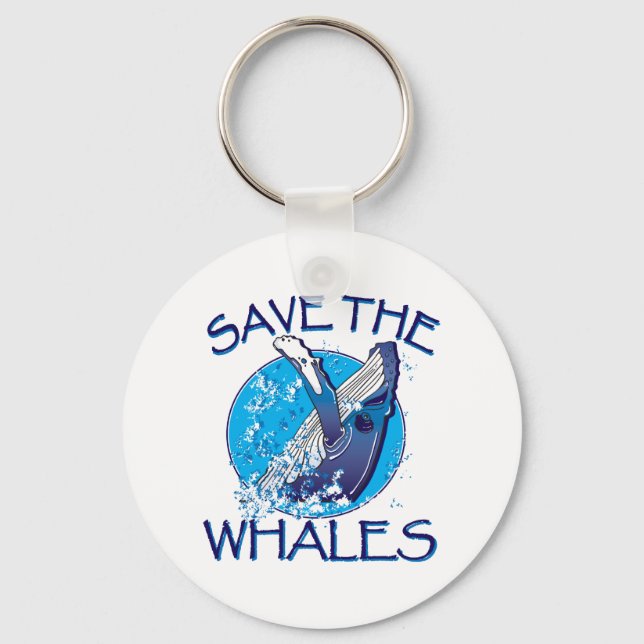 Llavero Salven a las ballenas (Anverso)