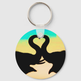 Llavero Salven los baúles del corazón de los elefantes