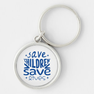 Llavero Salven niños, salven vidas