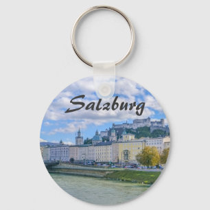 Llavero Salzburgo en Austria con su recuerdo del castillo