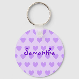 Llavero Samantha en morado
