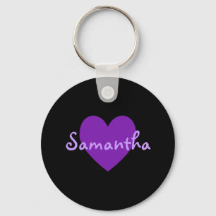 Llavero Samantha en morado