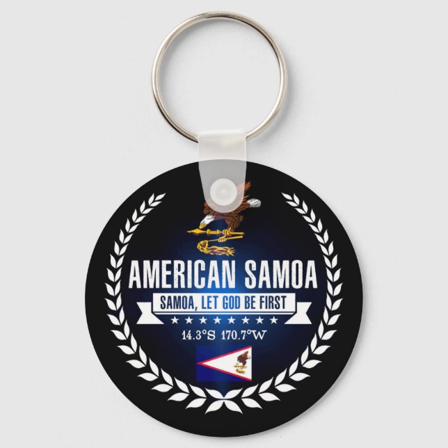 Llavero Samoa Americana (Anverso)