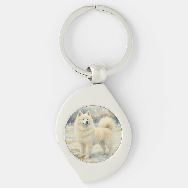 Llavero Samoyed (Anverso)