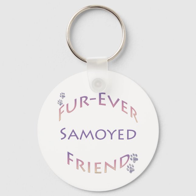 Llavero Samoyed Furever Friend (Anverso)