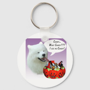 Llavero Samoyed Halloween Candy
