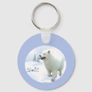 Llavero Samoyed Noel