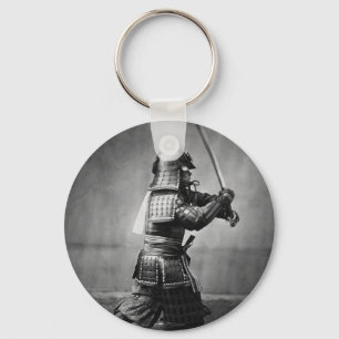 Llavero Samurai amarrado con espada y daga en 1860